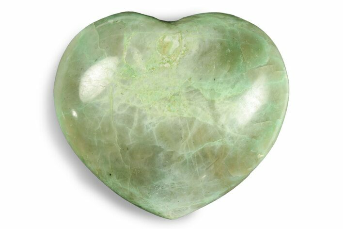 Polished Garnierite Heart - Madagascar #246691